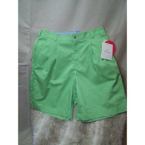 Liz Claiborne Shorts Carefree Green Cotton 8 Coastal NWT